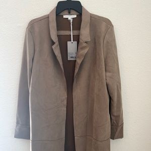 Tan Suede Jacket Size 14